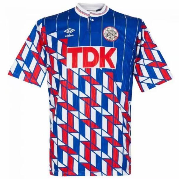 1990 Ajax Retro Home Kit Soccer Jersey